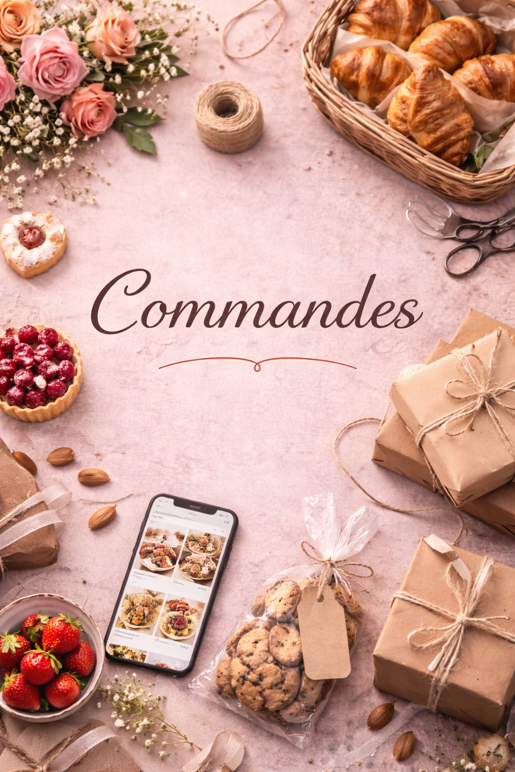 Commandes pâtisserie